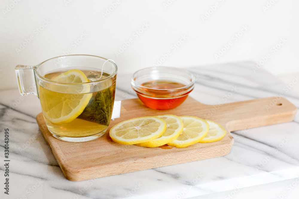 Honey And Lemon Green Tea