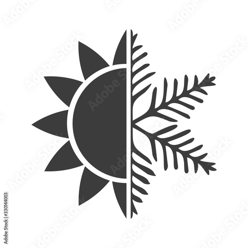 Air conditioning vector icon
