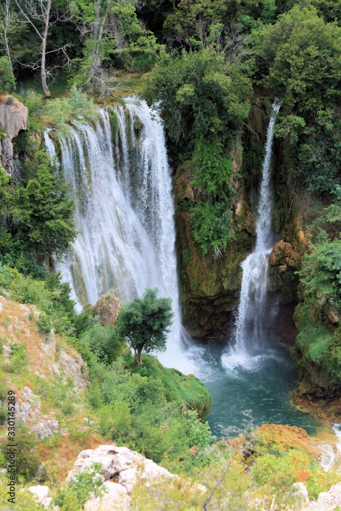 lovely Manojlovac waterfalls, N.P. Krka, Croatia