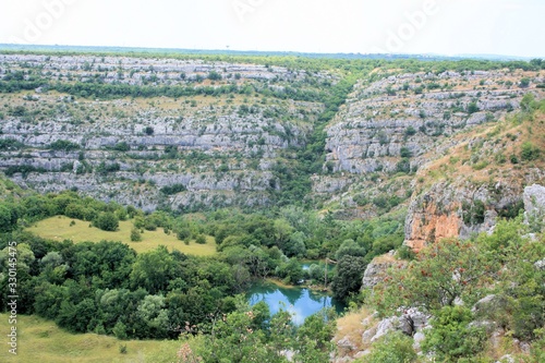 near the Manojlovac waterfalls, N.P. Krka, Croatia photo