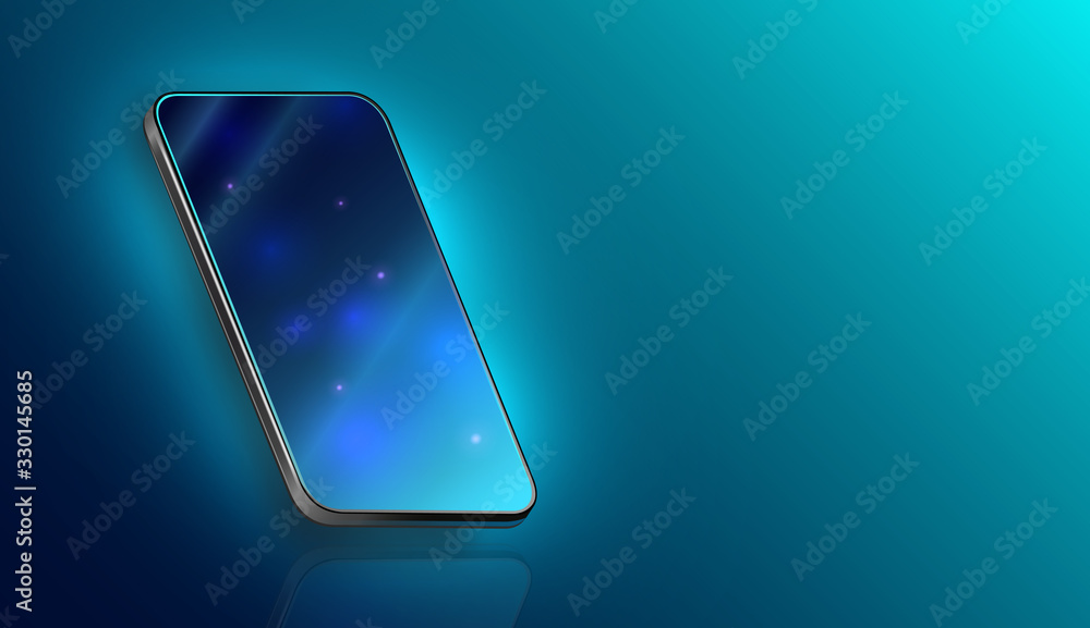 Smartphone 3d isometric illustration. Cell phone perspective view. Technological template for infographics or presentation UI design. Smartphone 3d isometric illustration. Cell phone perspective view. Technological template for infographics or presentation UI design.