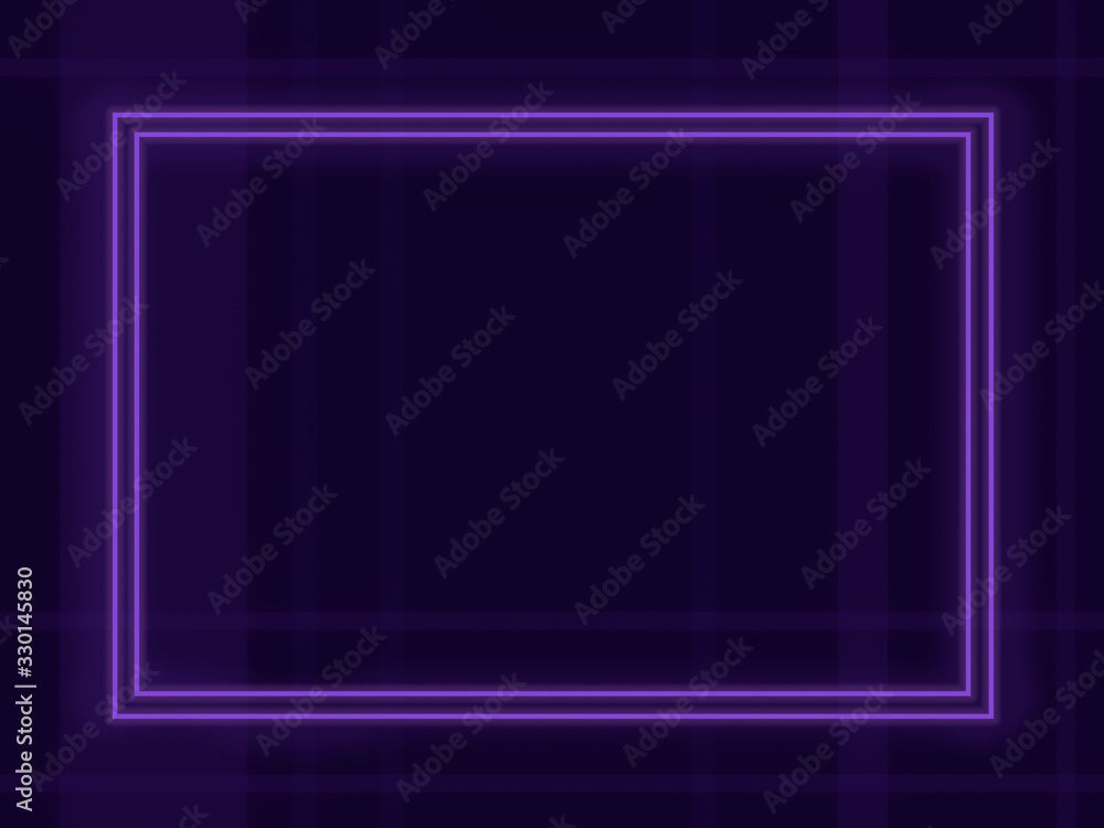 Violet neon frame ,abstract purple rectangle Violet neon frame ,abstract purple rectangle
