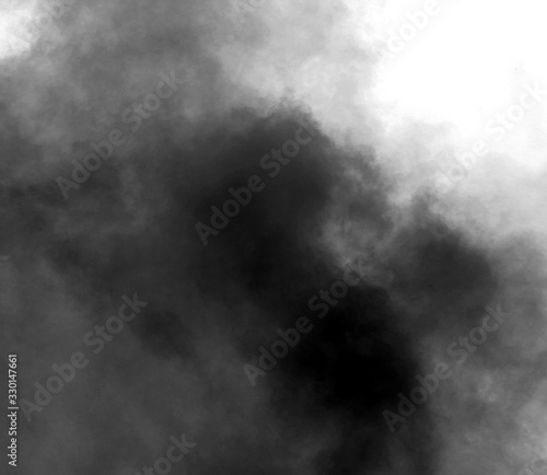 dense black smoke after the explosion