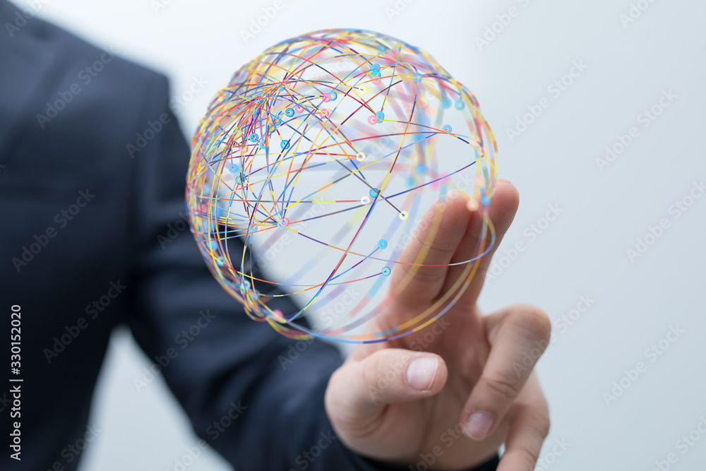 Unity group and teamwork concept.