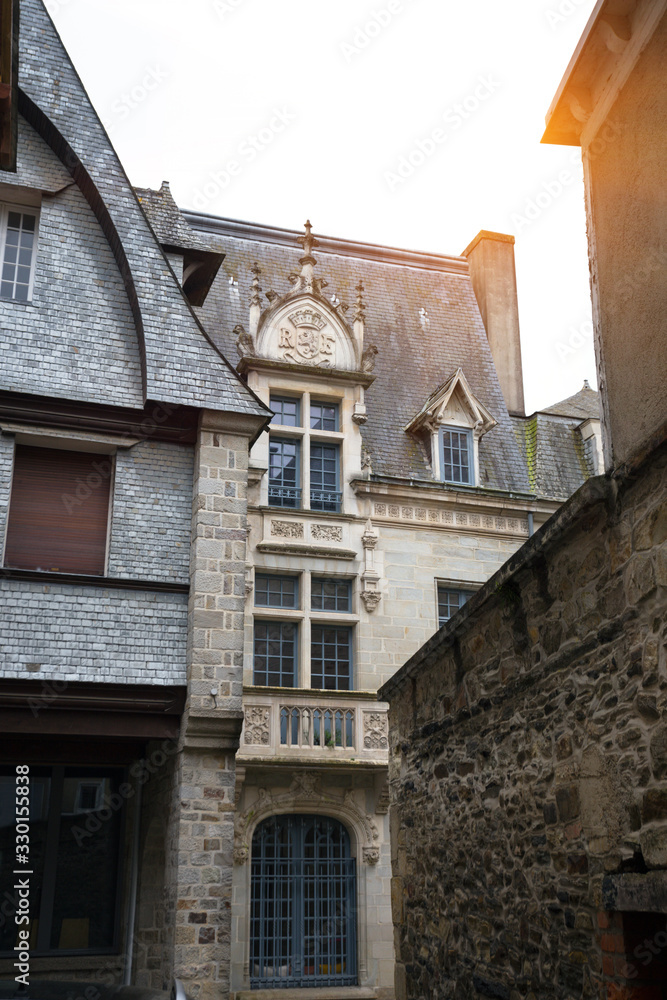 beautiful streets  in the vitre