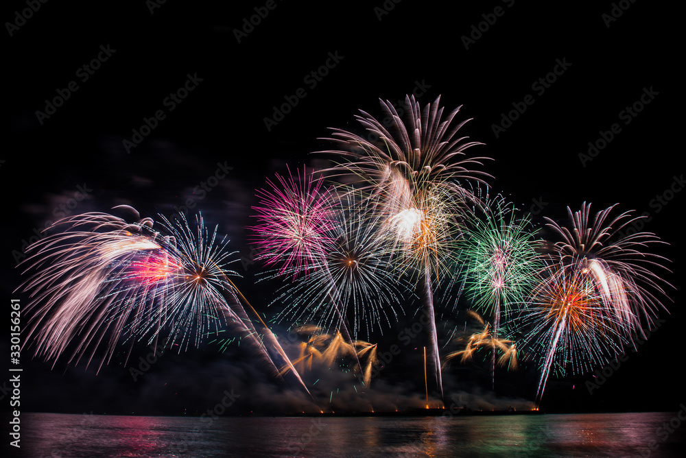 fireworks in pattaya 2020