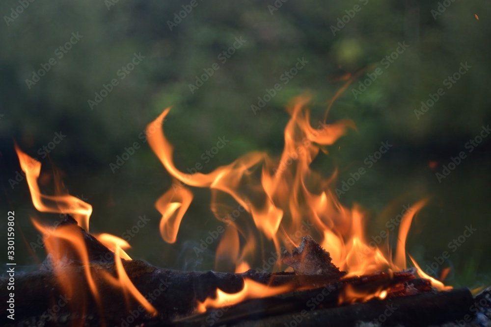 bonfire wood fire flame sparks bonfire wood fire flame sparks