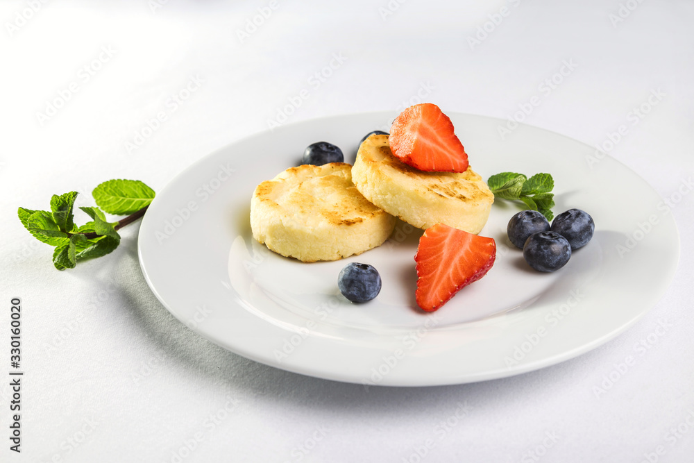 Image with curd pancakes Image with curd pancakes