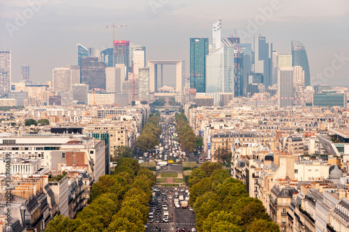 The Great Arch of La Defense in Paris. © atostogos13