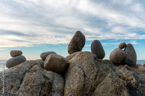 Rock Formation at Sayulita Mexico Beach. photo