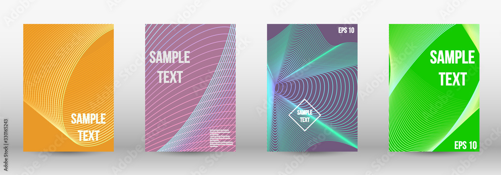 Geometric template with lines Geometric template with lines