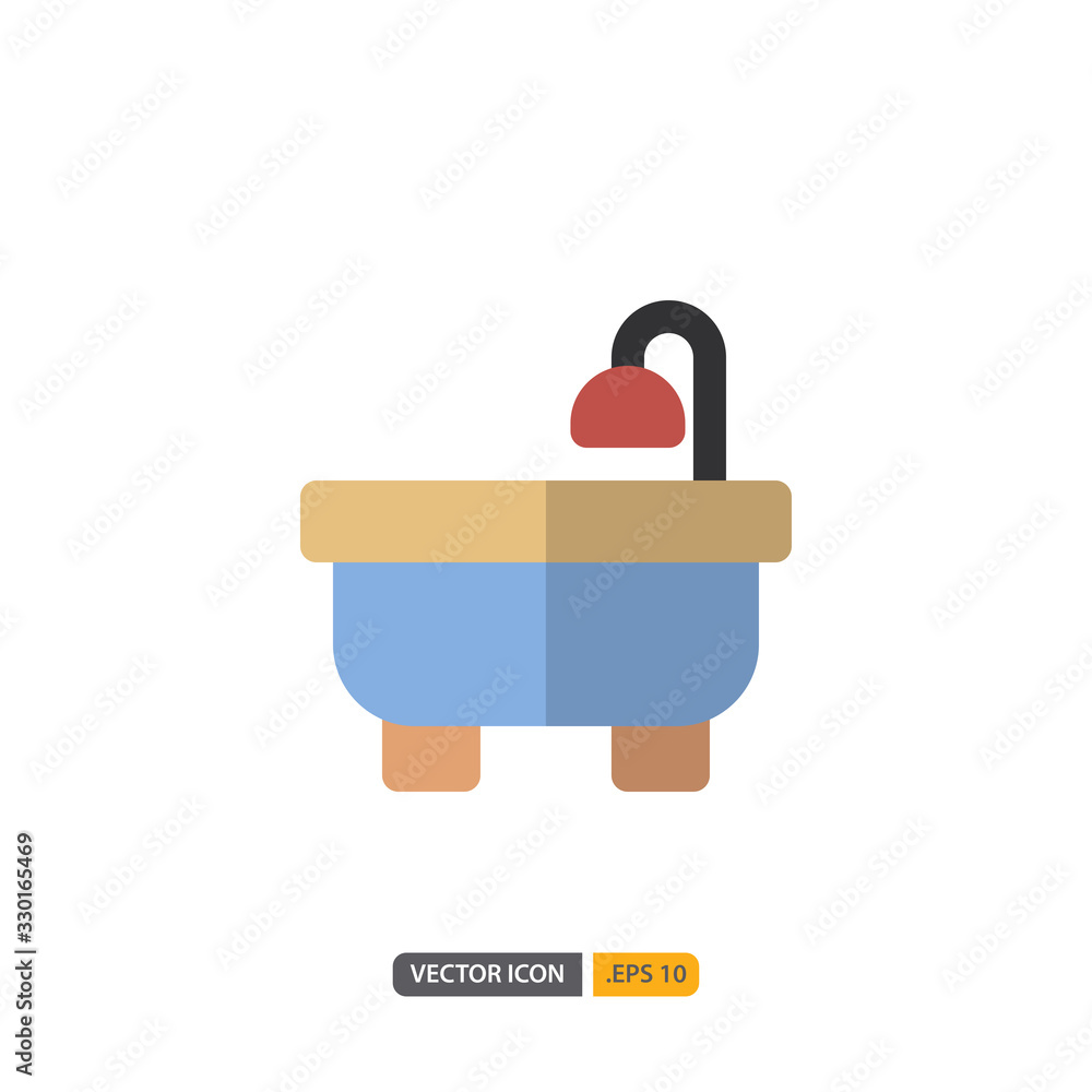 bathtub icon isolated on white background. for your web site design, logo, app, UI. Vector graphics illustration and editable stroke. EPS 10. bathtub icon isolated on white background. for your web site design, logo, app, UI. Vector graphics illustration and editable stroke. EPS 10.