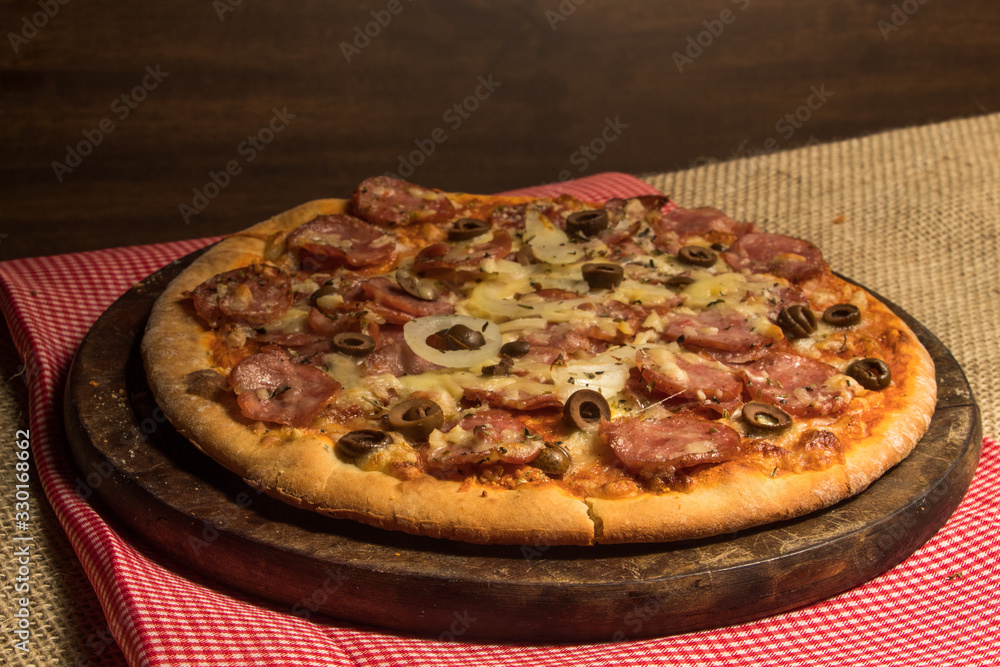 pizza on the table pizza on the table