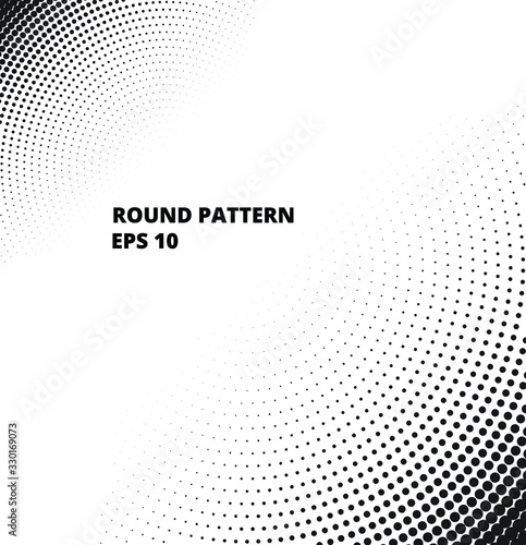 abstract round halftone background