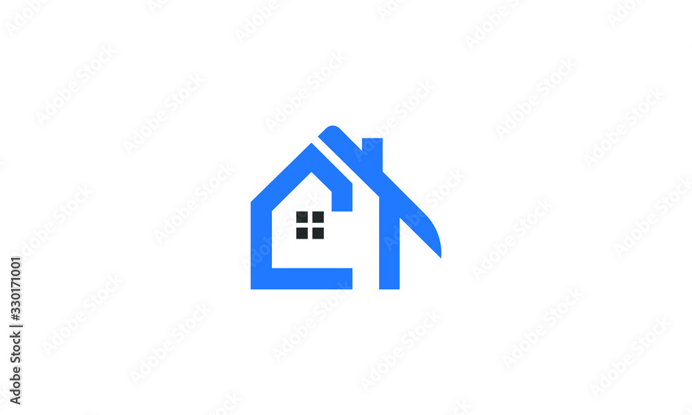 letter CT House Real Estate Logo. home initial C T concept. Construction logo template, Home and Real Estate icon. Housing Complex Simple Vector Logo Template. - vector letter CT House Real Estate Logo. home initial C T concept. Construction logo template, Home and Real Estate icon. Housing Complex Simple Vector Logo Template. - vector