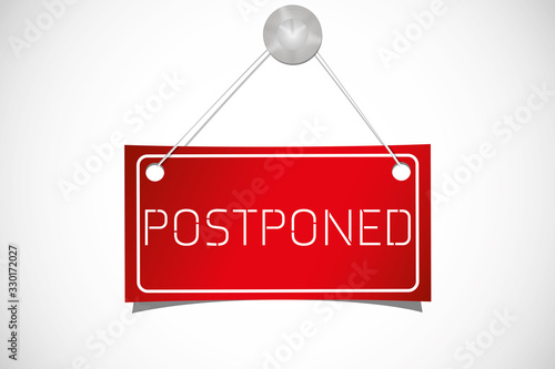 postponed red label