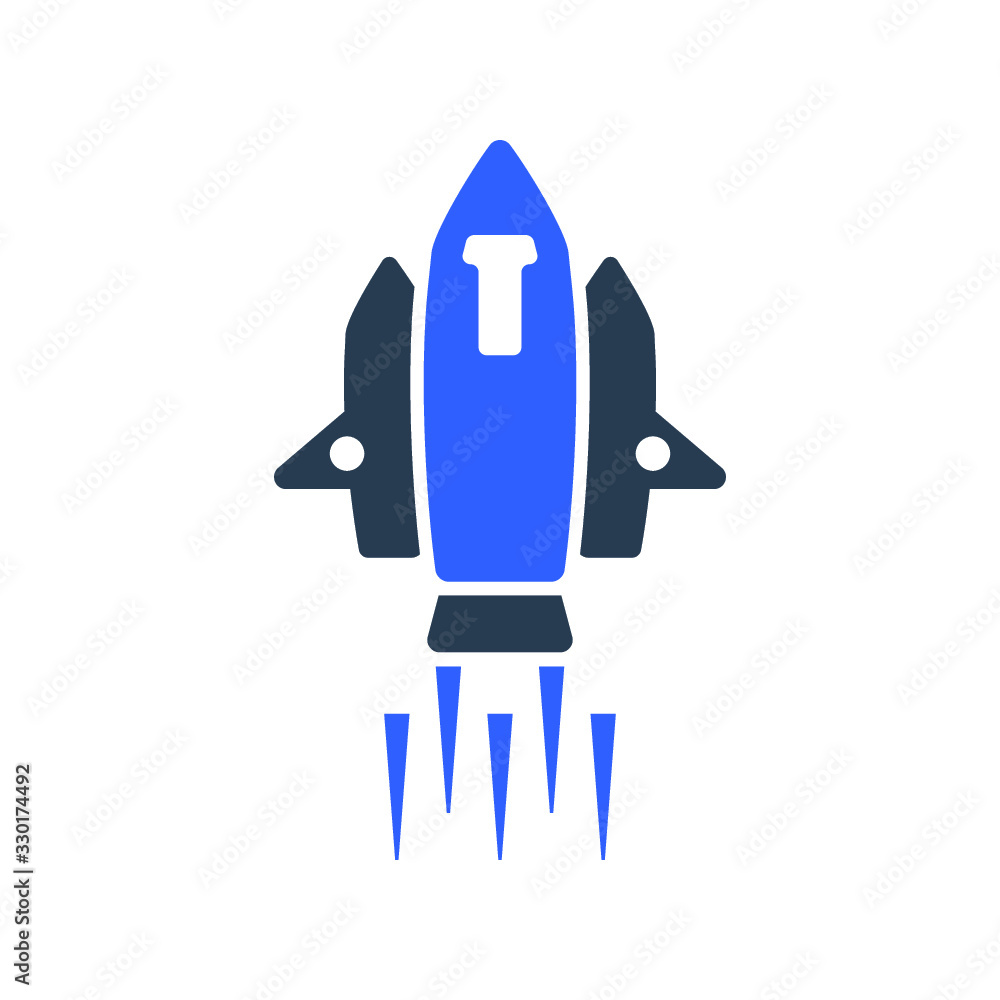 Rocket, spaceship icon Rocket, spaceship icon