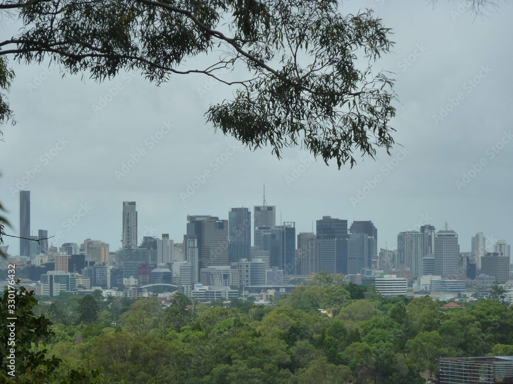 Obraz premium Brisbane Skyline