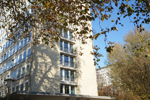 Grindelhochhaus Hamburg im Herbst photo