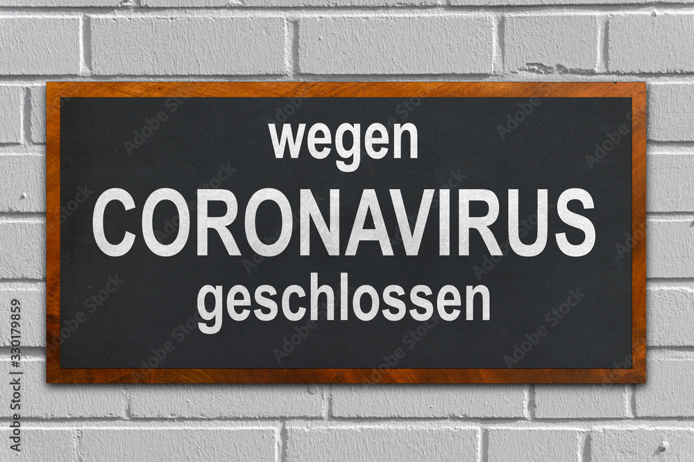 Tafel - wegen CORONAVIRUS geschlossen