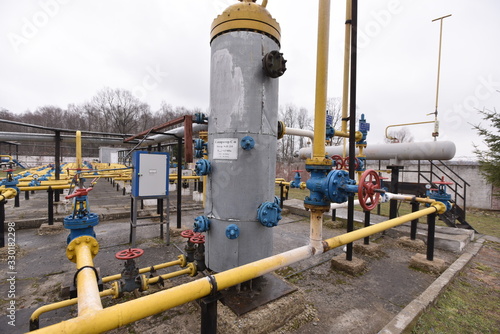 Derzhiv natural gas pump station, Lviv region, Ukraine. 