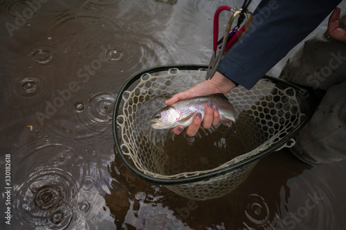 Trout fishing in Colorado.
