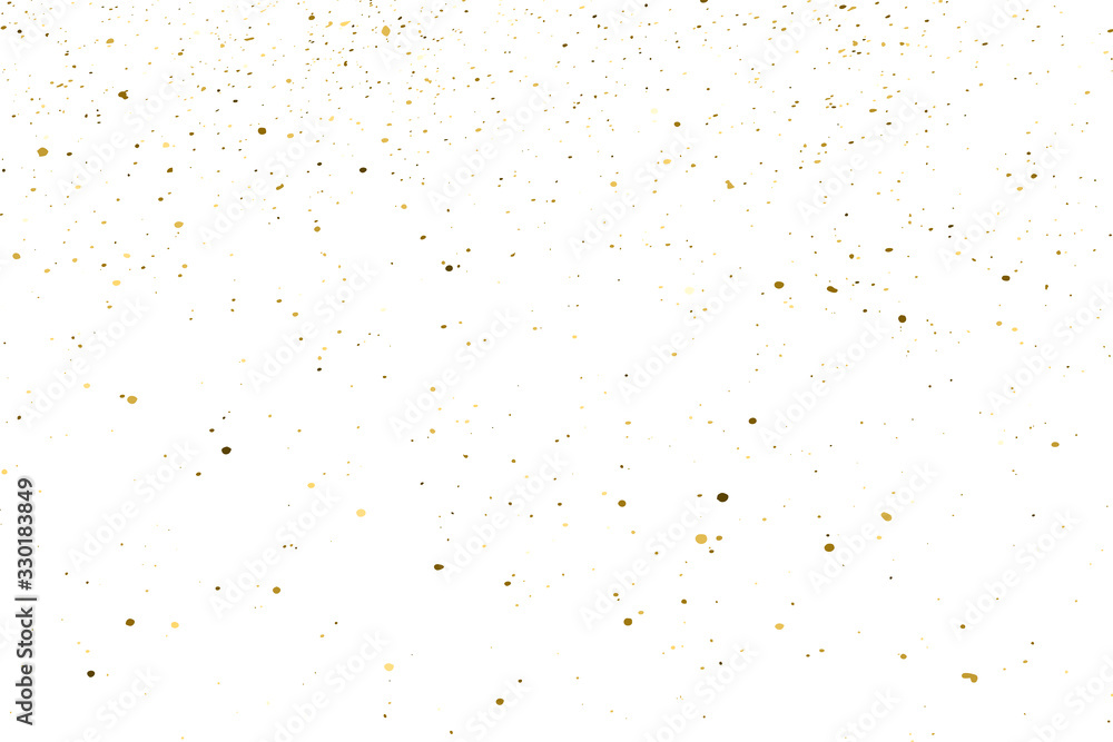 Gold Glitter Texture Isolated on White. Amber Particles Color. Celebratory Background. Golden Explosion of Confetti. Design Element. Digitally Generated Image. Vector Illustration, EPS 10. Gold Glitter Texture Isolated on White. Amber Particles Color. Celebratory Background. Golden Explosion of Confetti. Design Element. Digitally Generated Image. Vector Illustration, EPS 10.