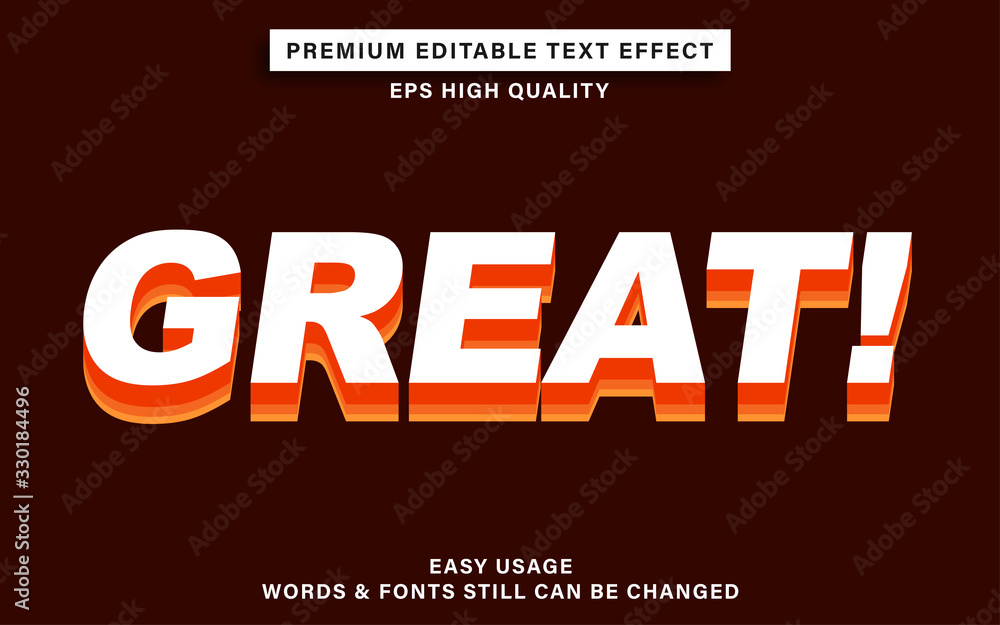 great text effect
