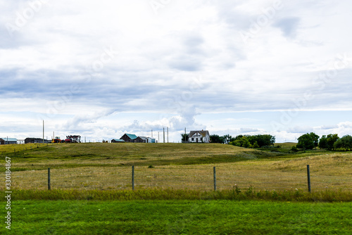 Rural Landscape with Old Farmhouse