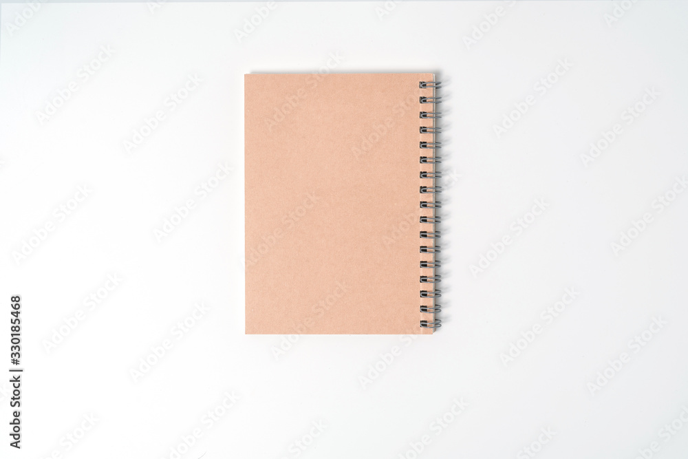 blank realistic spiral notebook isolated on white background blank realistic spiral notebook isolated on white background