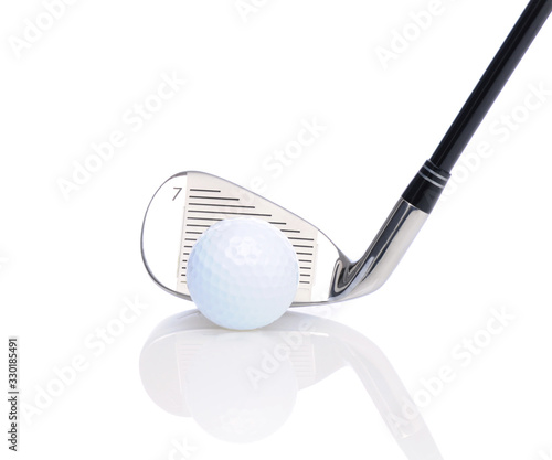 Seven Iron and Golf Ball