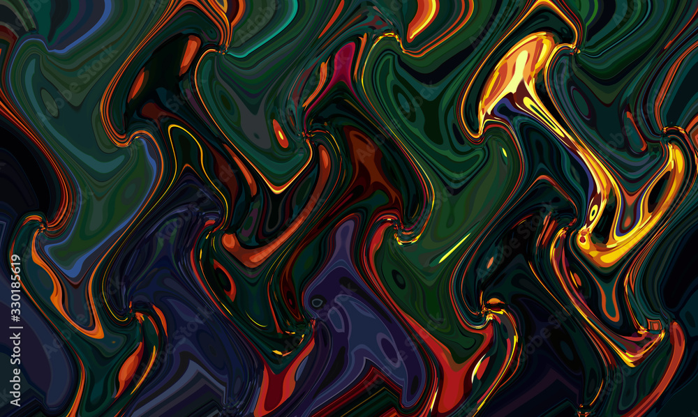 Color background design. Abstract geometric background with liquid shapes. Dark background design for posters. 3d Color background design. Abstract geometric background with liquid shapes. Dark background design for posters. 3d