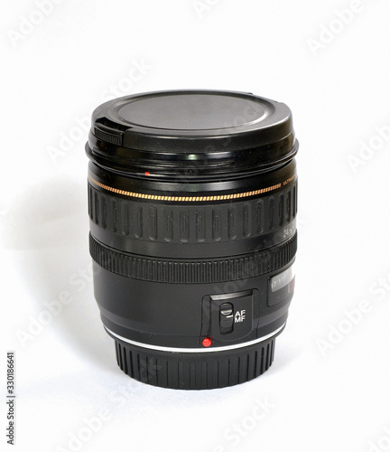 camera lens isolated on white background