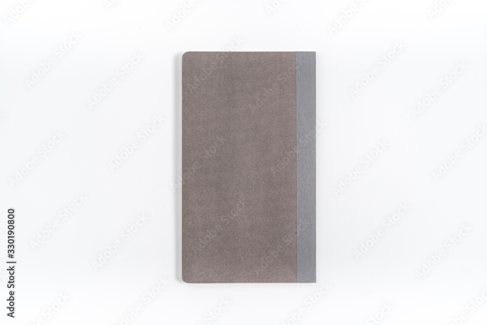 custom made wallpaper toronto digitalgray notebook isolated on white background.top view