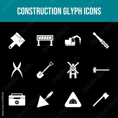 Beautiful Construction vector icon set