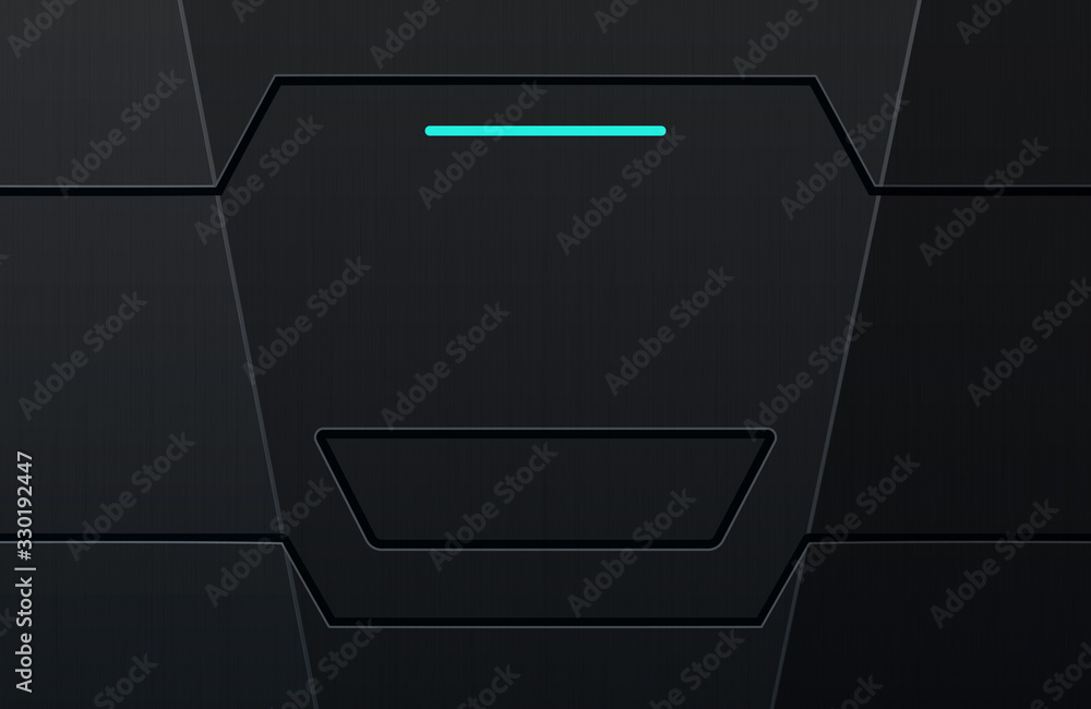 dark black and blue minimal tech background. abstract modern background