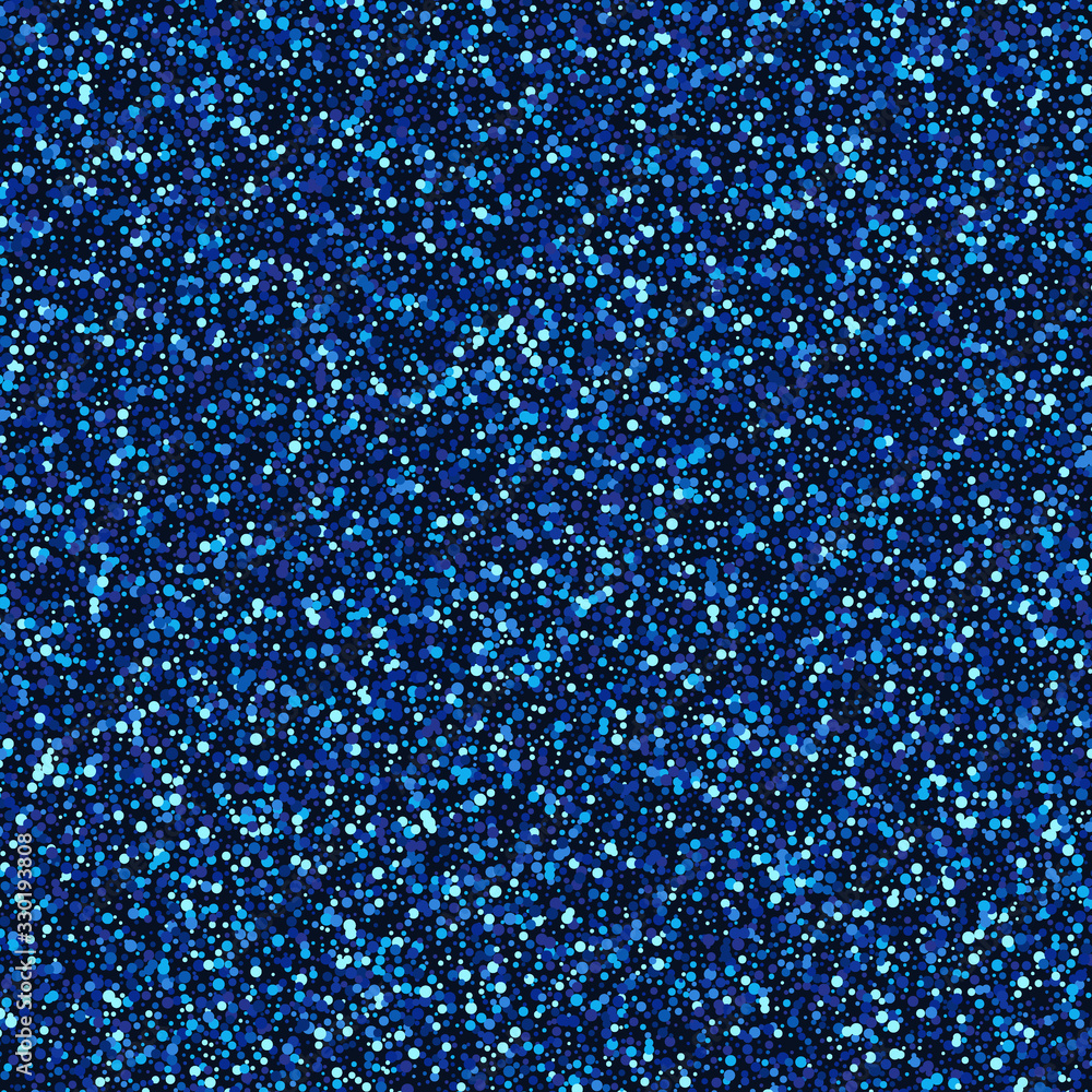 Blue glitter pattern texture. Vector illustration eps10 Stock Vector