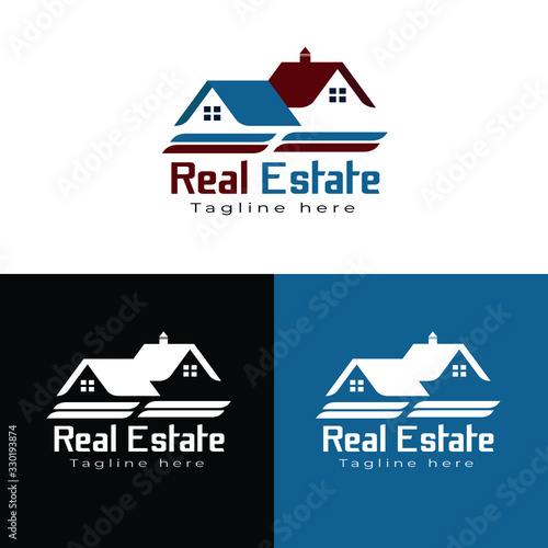 Real estate logo design template, Property vector (ID: 330193874)
