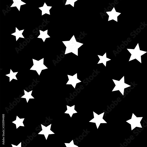 Stars seamless pattern. Star texture background.