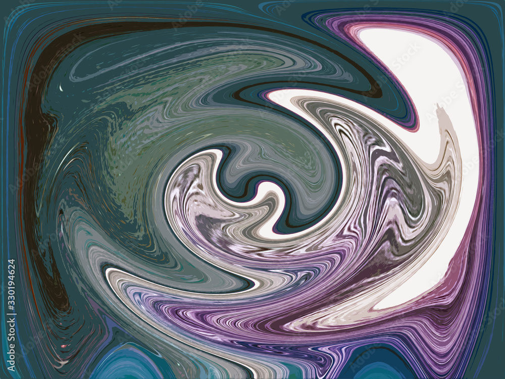 Spinning modern art digital painting Spinning modern art digital painting