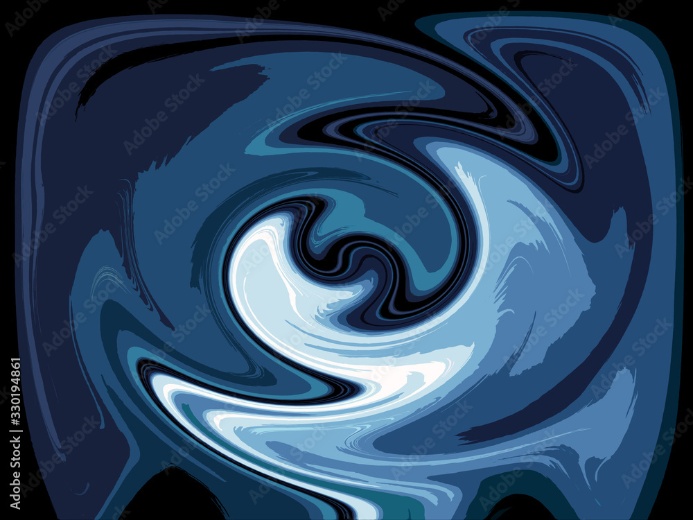 Spinning modern art digital painting Spinning modern art digital painting