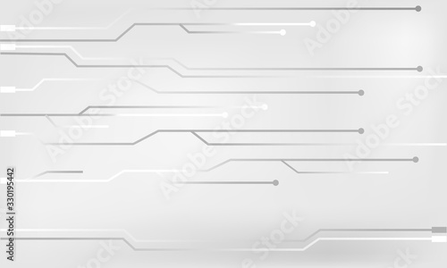 Abstract electronic circuit pattern, microchip, vector background. 