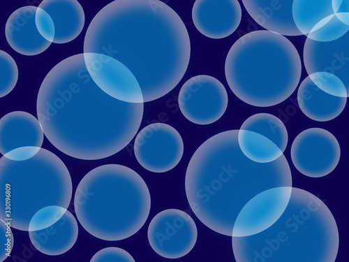 white glowing circle background color blue