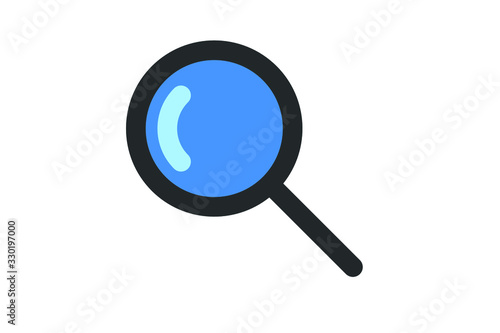 Magnifying glass icon, searching icon