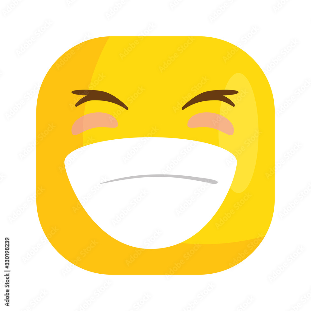 funny square emoticon smiling isolated icon vector illustration design funny square emoticon smiling isolated icon vector illustration design