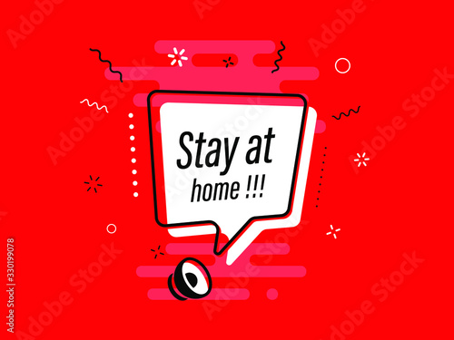 Quick Tips badge with Loudspeaker. Illustrations concept coronavirus COVID-19. Virus wuhan from China. Alert on Pandemia. 