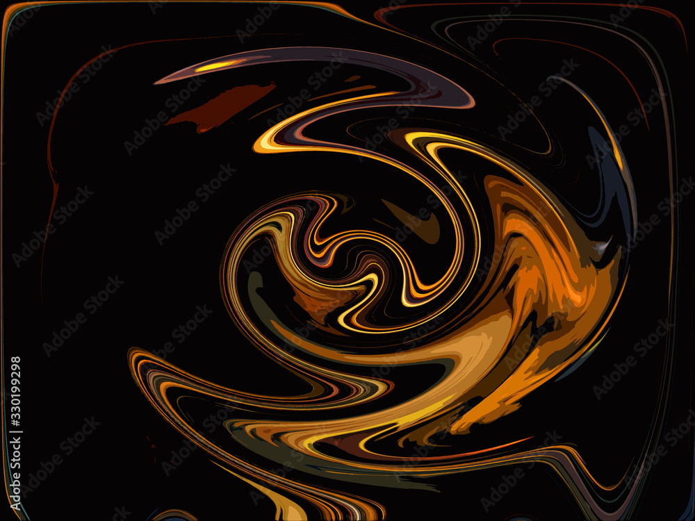 Spinning modern art digital painting Spinning modern art digital painting