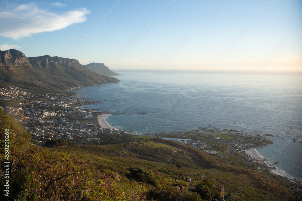 View from Lions Head, Cape Town, South Africa near Table Mountain View from Lions Head, Cape Town, South Africa near Table Mountain
