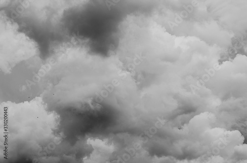 Imagen de un cielo nuboso, anunciando una tormenta 