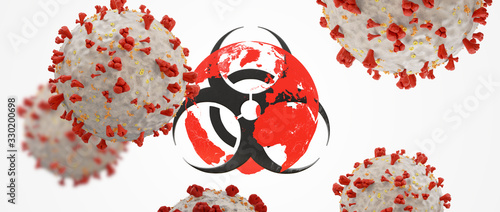 virus cell symbolic image 3...